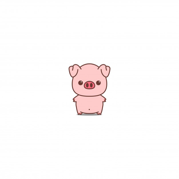 Cute Pig Icon Vector Illustration Vector Premium Download 626x626 Cute Pig Icon Vector Illustration Vector Premium Download