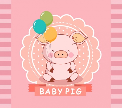 Pig Free Vector Download 416x368 Pig Free Vector Download
