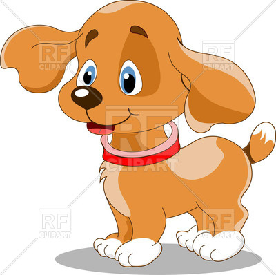 400x398 Cute Funny Puppy Vector Image Of Plants And Animals Leonido