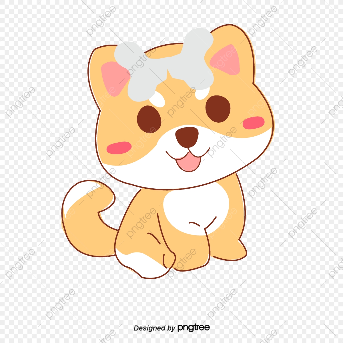 1200x1200 Vector Hand Painted Cute Puppy Comics, Puppy, Vector Diagram, Hand