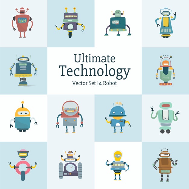 626x626 Robot Vector Vectors, Photos And Free Download