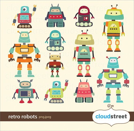570x556 Buy Get Free Cute Robots Clipart For Personal And Commercial