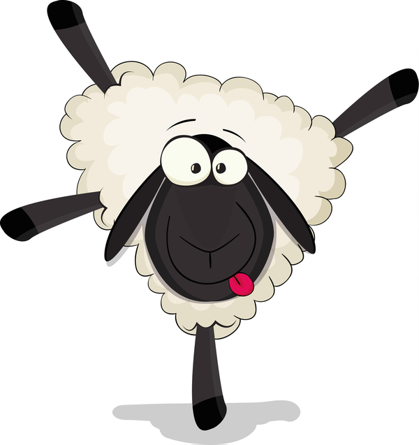 600x637 Cartoon Cute Sheep Vector Free Download