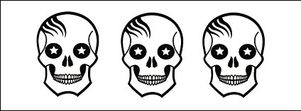 Cute Skull Vector Alternative Free Vector In Adobe Illustrator 424x157 Cute Skull Vector Alternative Free Vector In Adobe Illustrator