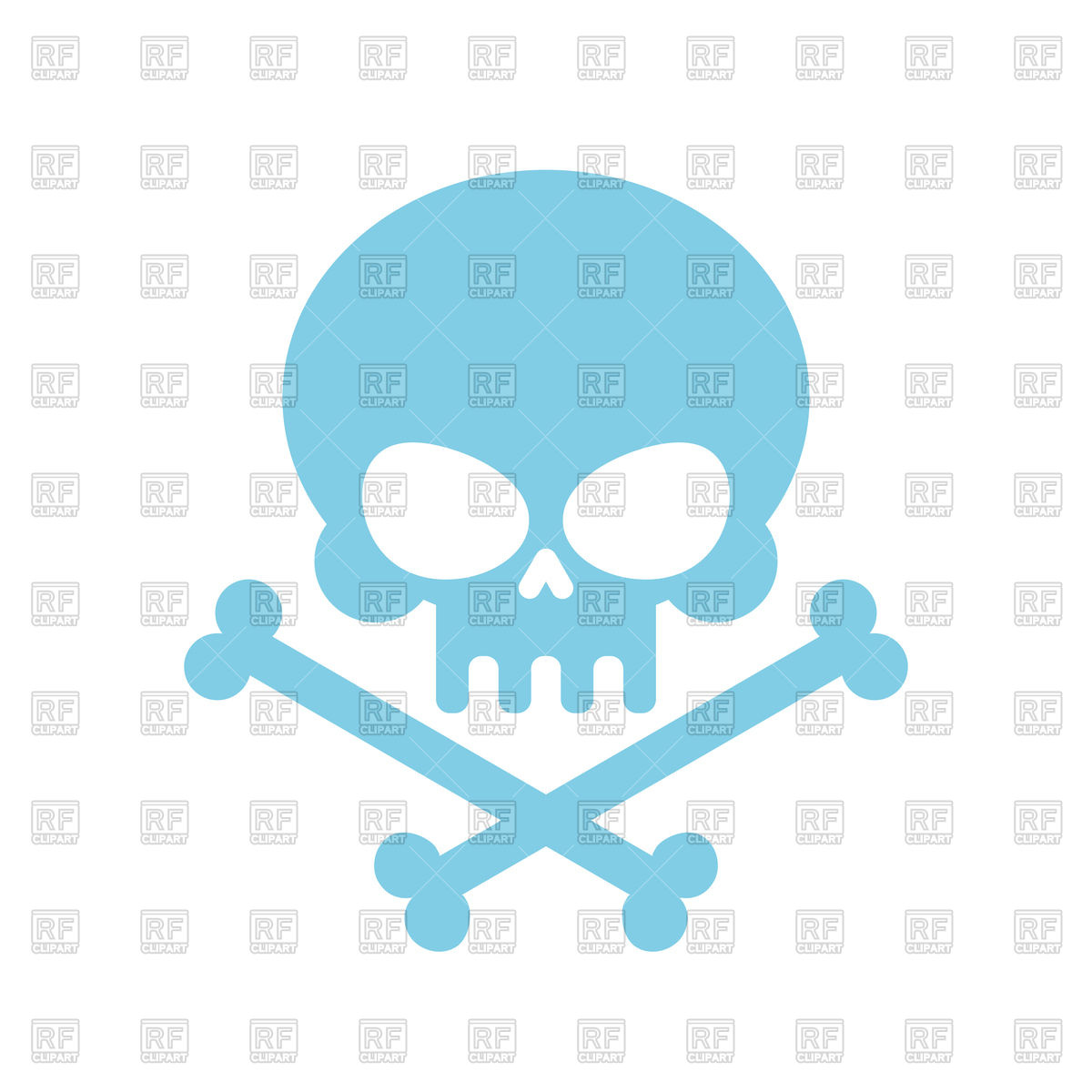 Cute Skull With Bones Vector Image Of Signs, Symbols, Maps 1200x1200 Cute Skull With Bones Vector Image Of Signs, Symbols, Maps