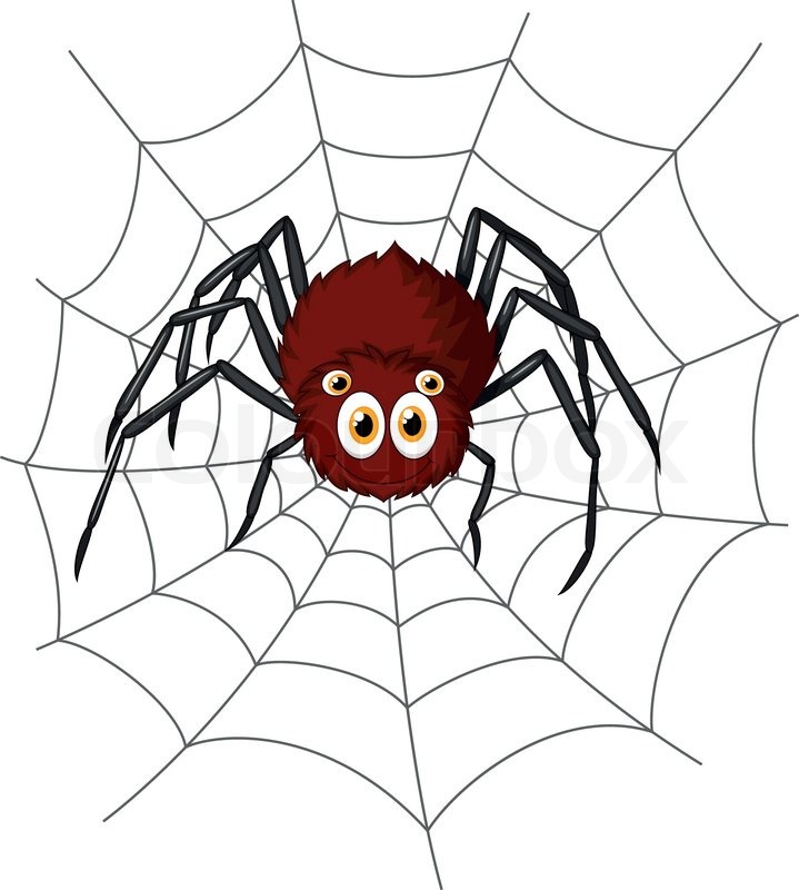 Vector Illustration Of Cute Spider Stock Vector Colourbox 719x800 Vector Illustration Of Cute Spider Stock Vector Colourbox