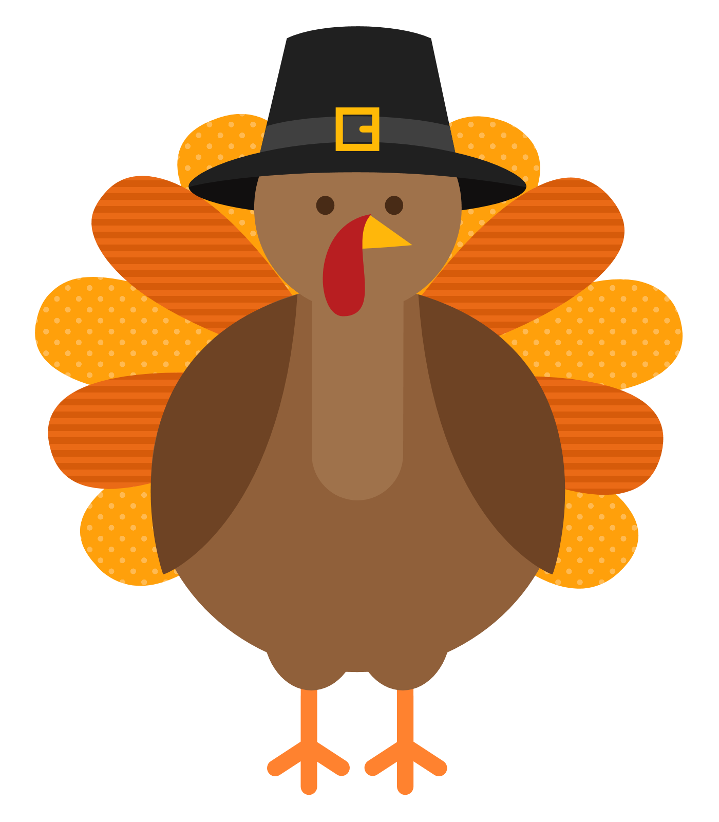 Cute Turkey Vector