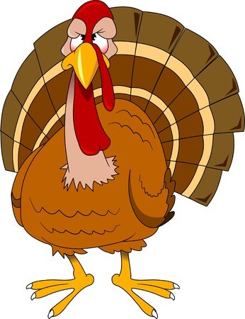 Cute Cartoon Thanksgiving Turkey Vector And Illustration Royalty 346x450 Cute Cartoon Thanksgiving Turkey Vector And Illustration Royalty
