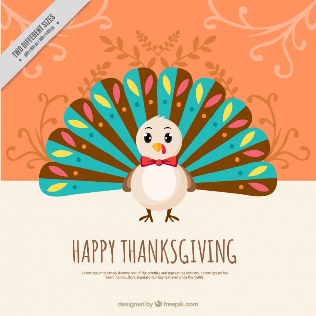Cute Decorative Background Of Thanksgiving Turkey Vector Free 626x626 Cute Decorative Background Of Thanksgiving Turkey Vector Free