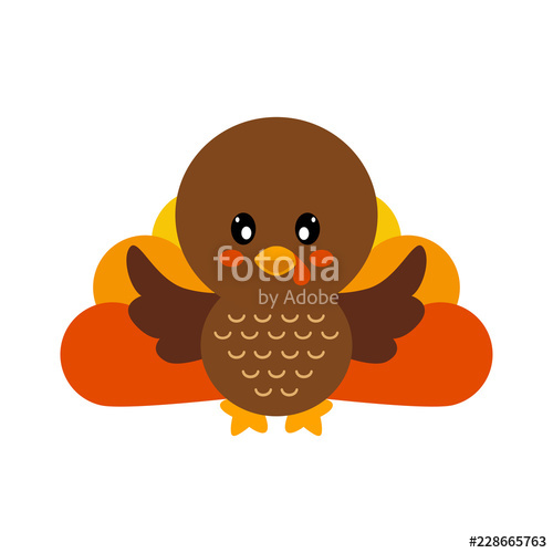 Cartoon Cute Turkey Vector Stock Image And Royalty Free Vector 500x500 Cartoon Cute Turkey Vector Stock Image And Royalty Free Vector