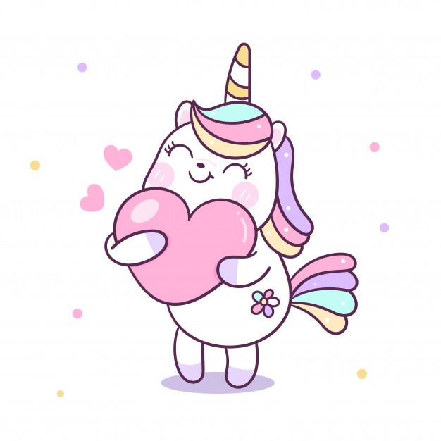 hug a pet unicorn