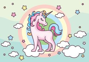 286x200 Unicorn Free Vector Art