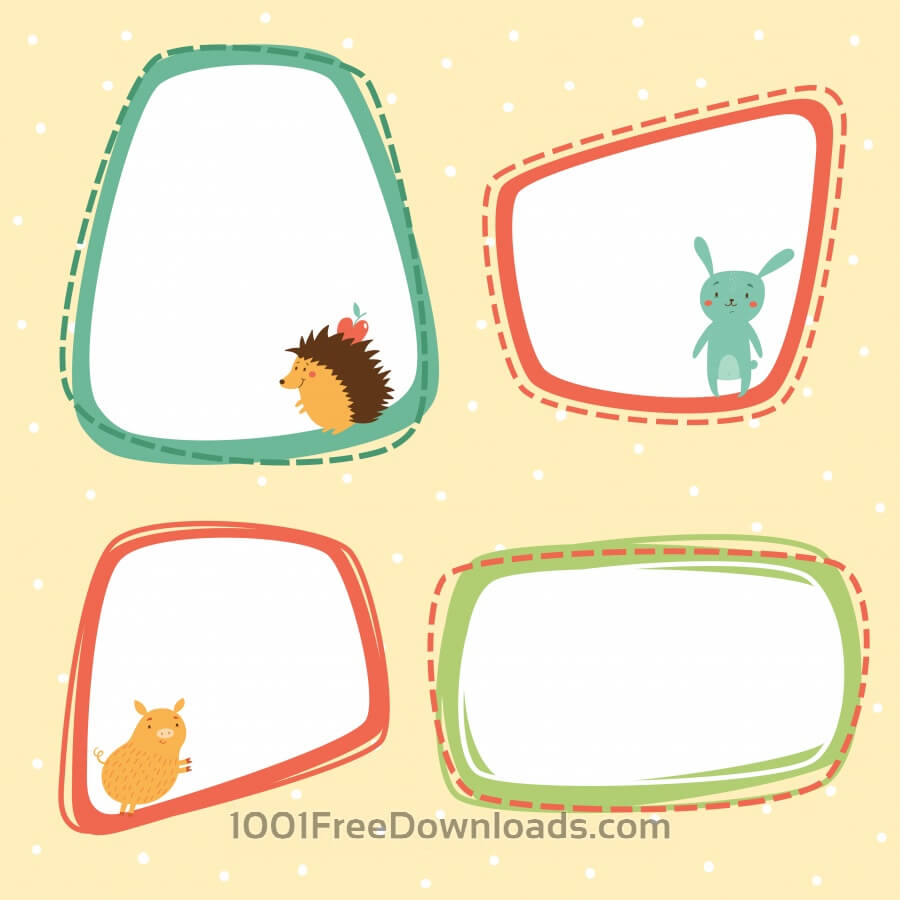 Free Vectors Cute Frames Vector Set Abstract 900x900 Free Vectors Cute Frames Vector Set Abstract