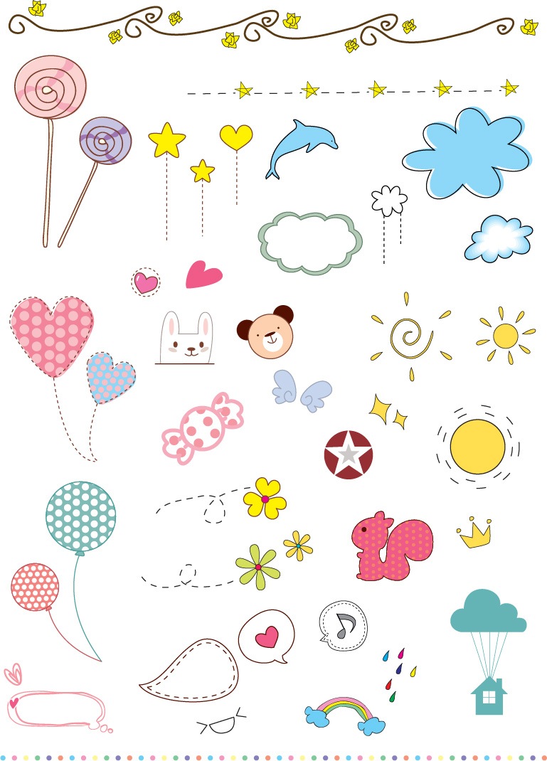 Vector Cute Elements Free Vector Graphics All Free Web 769x1070 Vector Cute Elements Free Vector Graphics All Free Web