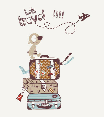 400x450 Let's Travel Kidsfashionvector Cute Vector Art For Kids Clothes