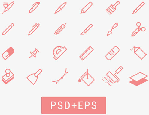 Cute Office Tools Line Icons Vector Free Vector In Adobe 496x384 Cute Office Tools Line Icons Vector Free Vector In Adobe