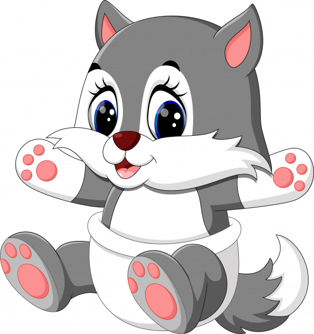 Illustration Of Cute Wolf Cartoon Vector Premium Download 626x664 Illustration Of Cute Wolf Cartoon Vector Premium Download