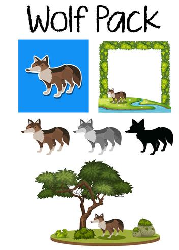 Pack Of Cute Wolf 352x490 Pack Of Cute Wolf