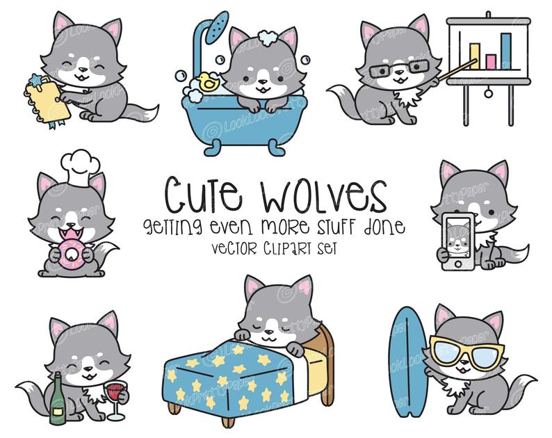 Premium Vector Clipart Kawaii Wolf Cute Wolves Clipart Etsy 794x630 Premium Vector Clipart Kawaii Wolf Cute Wolves Clipart Etsy