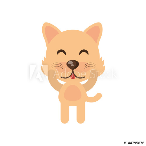 Cute Wolf Animal Character Funny Vector Illustration 500x500 Cute Wolf Animal Character Funny Vector Illustration
