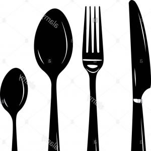 Stock Illustration Cutlery Vector Illustration Knife Spoon Fork 300x300 Stock Illustration Cutlery Vector Illustration Knife Spoon Fork
