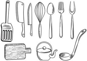 Cutlery Free Vector Art 286x200 Cutlery Free Vector Art