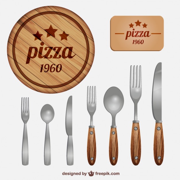 626x626 Italian Restaurant Cutlery Vector Free Download