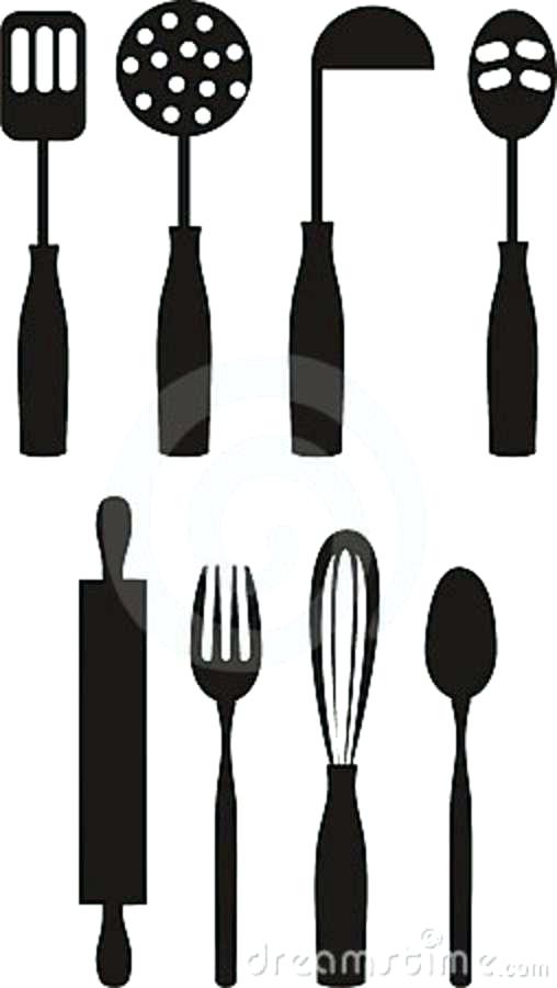 508x900 Kitchen Utensils Silhouette Kitchen Utensils