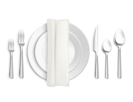 520x400 Page Cutlery On Curated Vector Illustrations, Stock Royalty Free