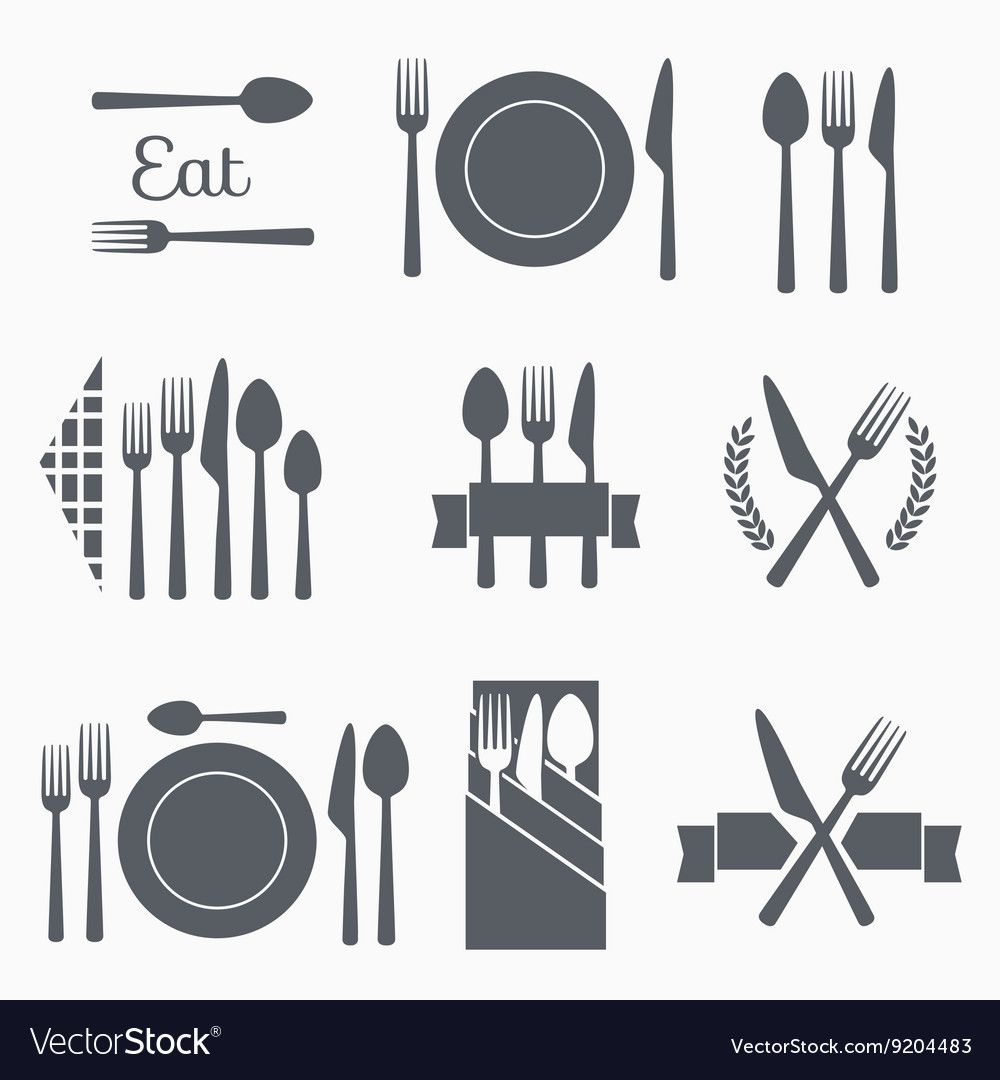 1000x1080 Painting Cutlery, Vector Free, Illustration