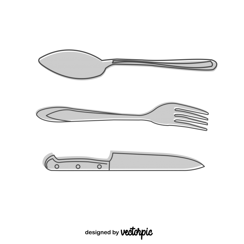 800x800 Cutlery Free Vector Download