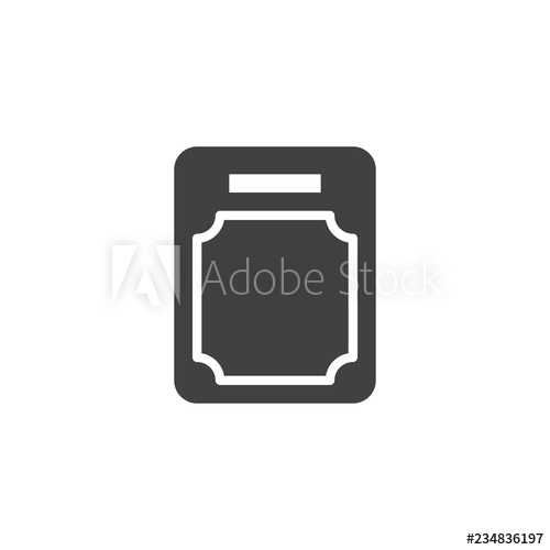 500x500 Cutting Board Vector Icon Filled Flat Sign For Mobile Concept