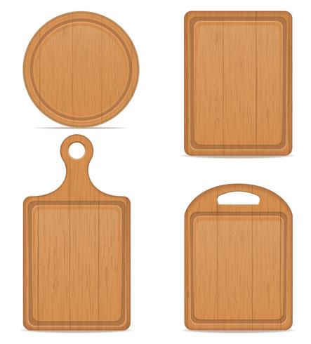 443x490 Wooden Cutting Board Vector Illustration