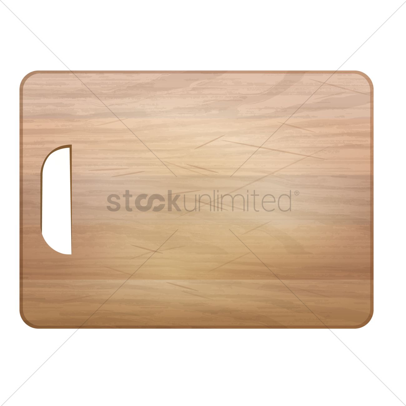 1300x1300 Chopping Board Vector Image