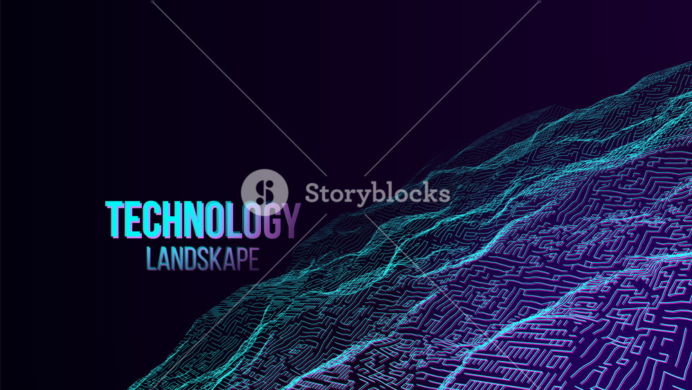 Cyber Background Vector