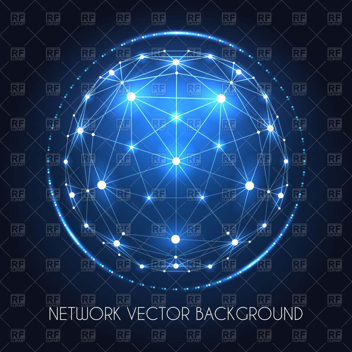 1200x1200 Globe Network Sphere Of Cyber World Technology Blue Background