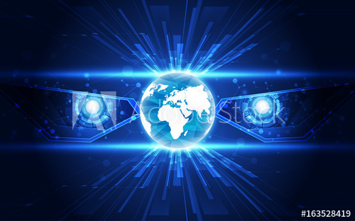 500x312 Eye Robot Cyber Security In The Future Technology Concept