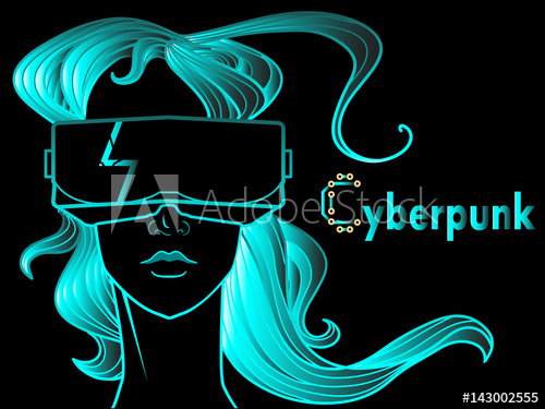 500x375 Vector Cyberpunk Hi Tech Illustration