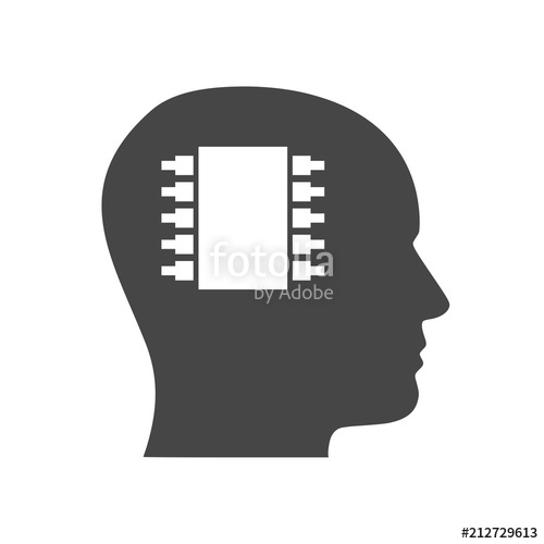 500x500 Cyborg Icon, Robot Icon Stock Image And Royalty Free Vector