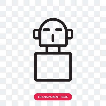 450x450 Cyborg Vector Icon Isolated On Transparent Background, Cyborg Logo