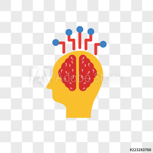 500x500 Cyborg Vector Icon Isolated On Transparent Background, Cyborg Logo