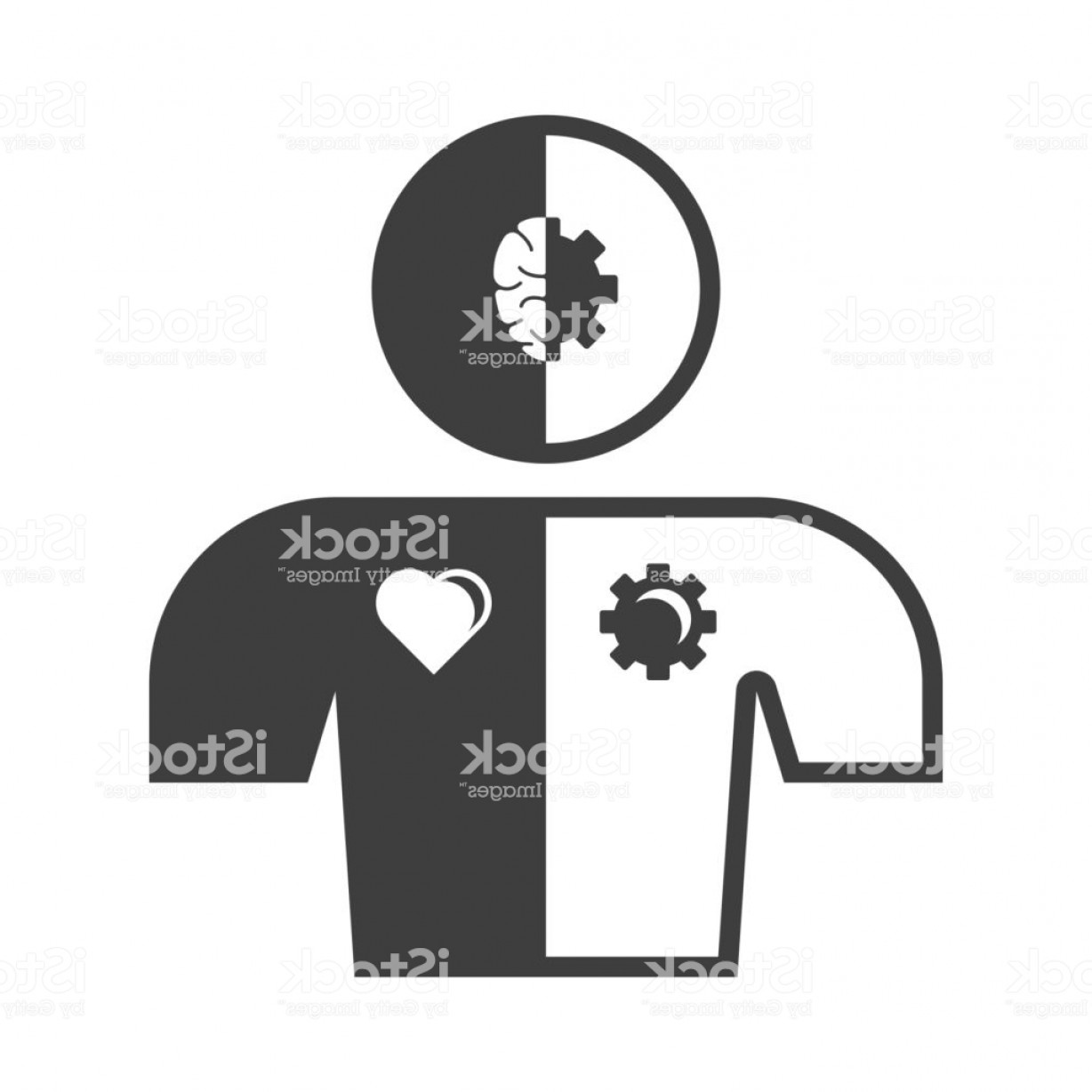 1228x1228 Half Heart Silhouette Vector Catchsplace