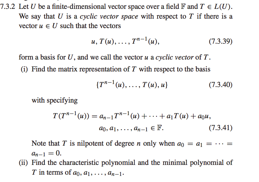 848x596 Solved Let U Be A Finite Dimensional Vector Space O