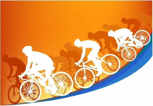 531x368 Cycling Free Vector Download