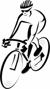 205x368 Cyclist Free Vector Download