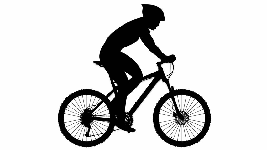 852x480 Collection Of 'cycling Silhouette' Download More Than Images
