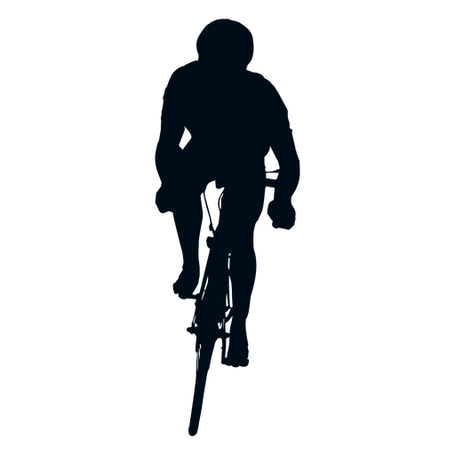512x512 Cycling Sprint Silhouette