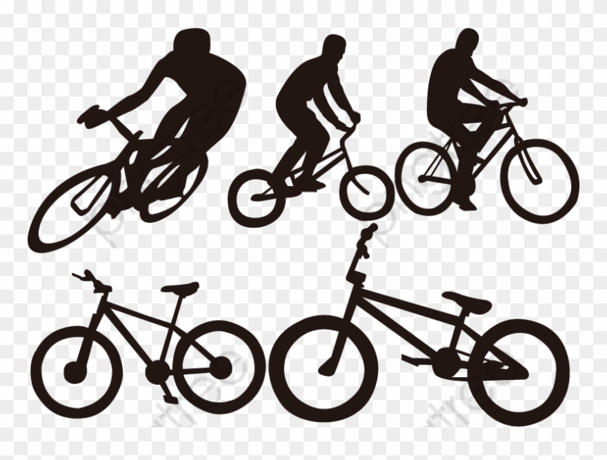 880x667 Bike Clipart Vector