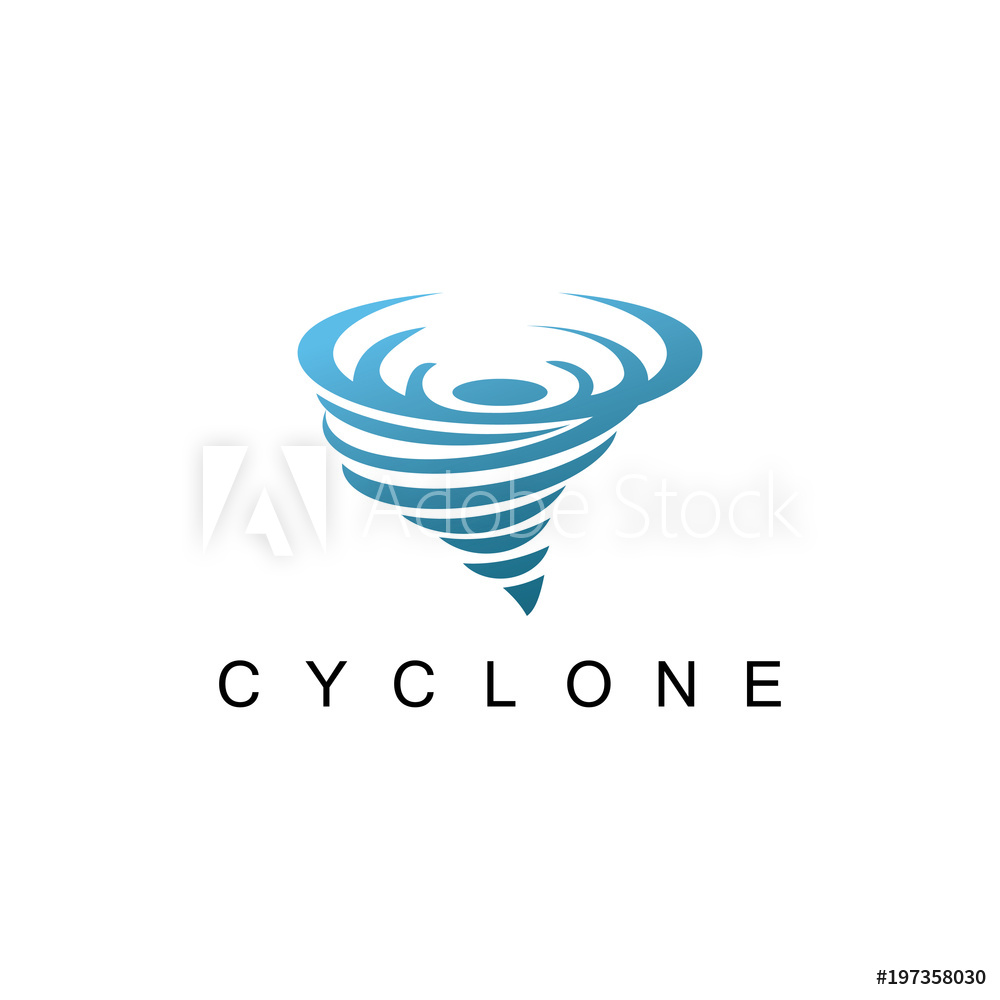 1000x1000 Photo Art Print Cyclone Vector Logo Europosters
