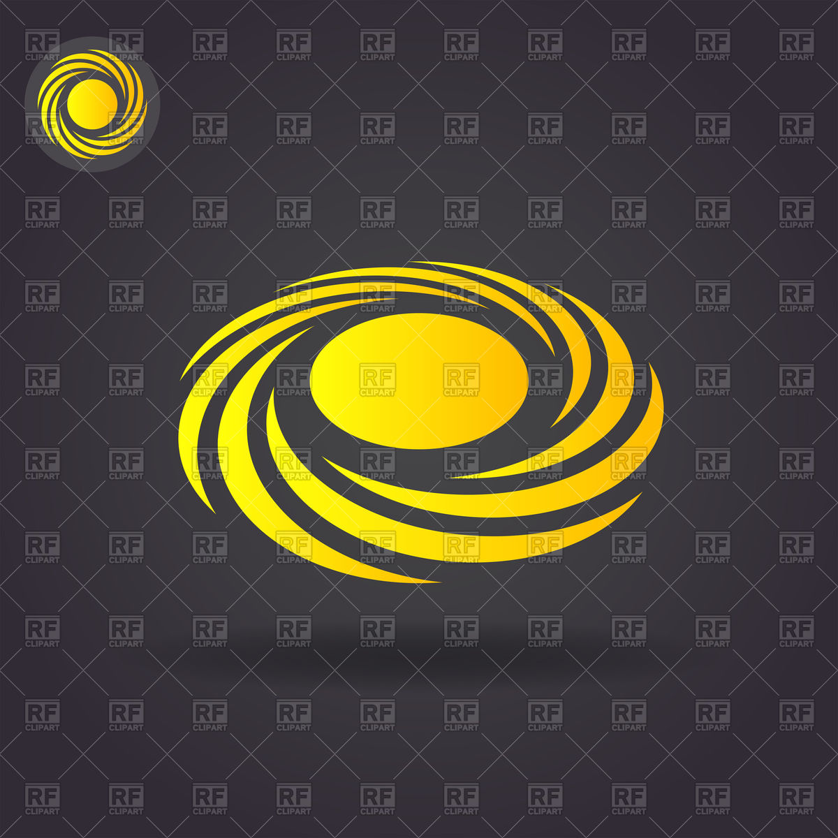 1200x1200 Spiral Cyclone Concept Icon Vector Image Of Backgrounds, Textures